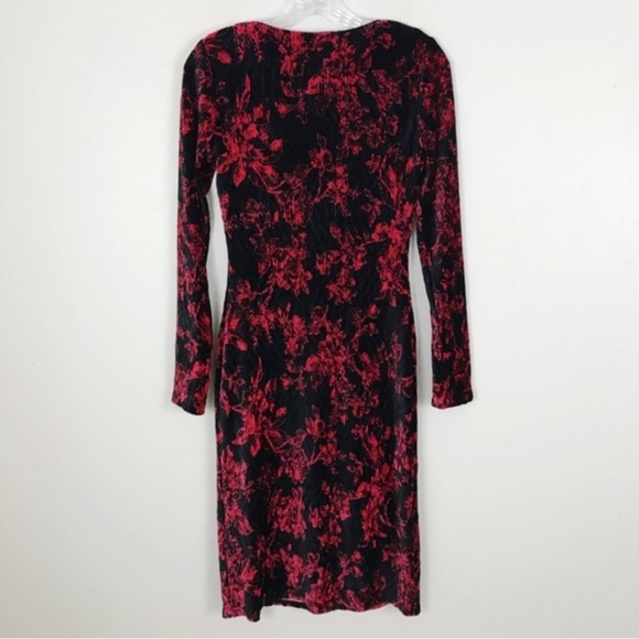 Anthropologie Dierdre Velvet Column Bodycon Valentines Date Dress Multi Size NWT - Picture 9 of 16